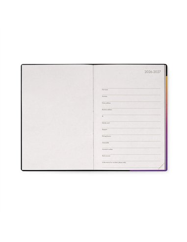 Agenda 2026/2027 Journalier 16 Mois - Sunset Vibes - Medium - legami
