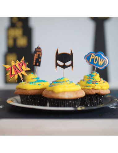 Décoration Cupcake  Superhero