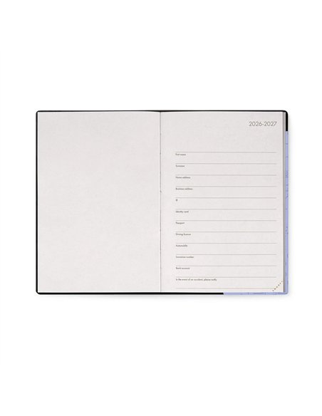 Agenda 2026/2027 Journalier 16 Mois - Cosmic Lilac - Medium - Legami