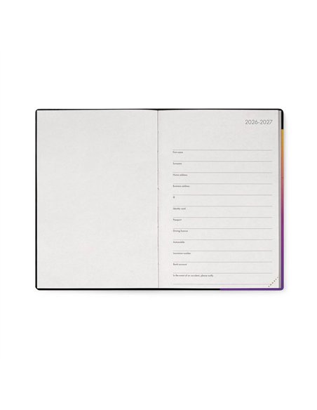 Agenda 2026/2027 Semainier 16 Mois - Sunset Vibes - Medium - legami