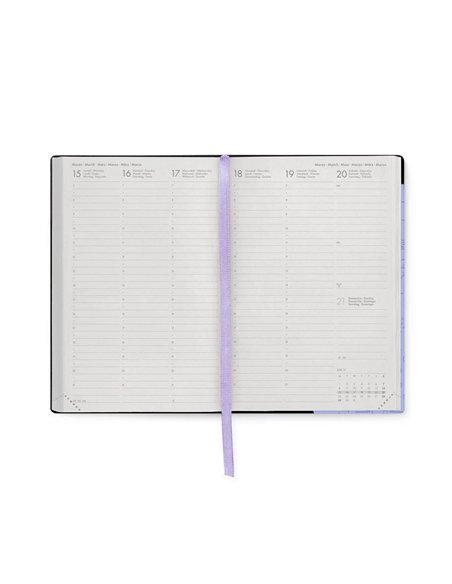 Agenda 2026/2027 Semainier 16 Mois - Cosmic Lilac - Medium - legami