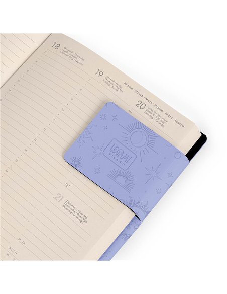Agenda 2026/2027 Semainier 16 Mois - Cosmic Lilac - Medium - legami