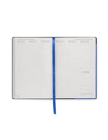 Agenda 2026/2027 Semainier 16 Mois - Eclectic Blue - Medium - legami