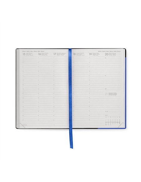 Agenda 2026/2027 Semainier 16 Mois - Eclectic Blue - Medium - legami