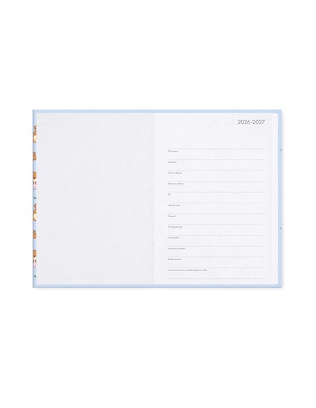 Agenda 2026/2027 Journalier Photographique 16 Mois - Dog Poodle - Medium - legami
