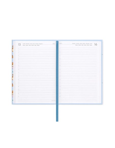 Agenda 2026/2027 Journalier Photographique 16 Mois - Dog Poodle - Medium - legami