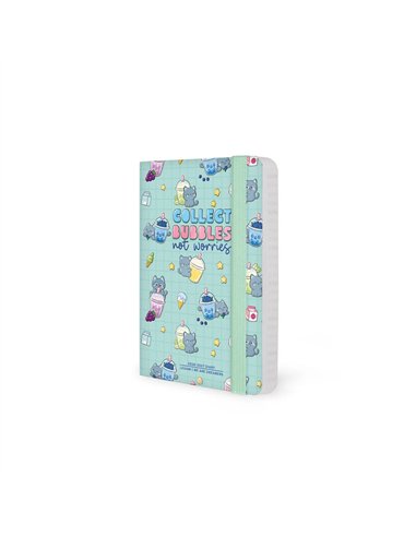 Agenda 2026/2027 Semainier Photographique 16 Mois - Kitty Bubble Tea - Small Avec Section pour Notes - legami