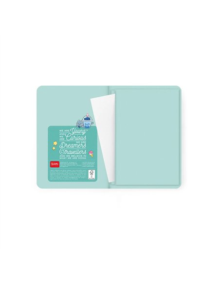 Agenda 2026/2027 Semainier Photographique 16 Mois - Kitty Bubble Tea - Small Avec Section pour Notes - legami