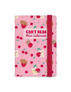 Agenda 2026/2027 Semainier Photographique 16 Mois - Teddy Bear Pink - Small Avec Section pour Notes - legami