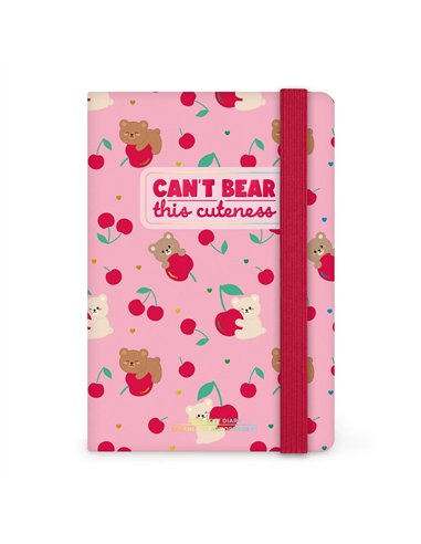 Agenda 2026/2027 Semainier Photographique 16 Mois - Teddy Bear Pink - Small Avec Section pour Notes - legami