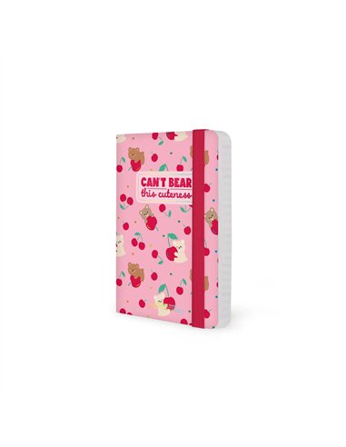 Agenda 2026/2027 Semainier Photographique 16 Mois - Teddy Bear Pink - Small Avec Section pour Notes - legami