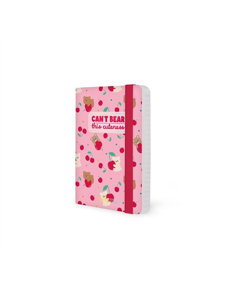 Agenda 2026/2027 Semainier Photographique 16 Mois - Teddy Bear Pink - Small Avec Section pour Notes - legami