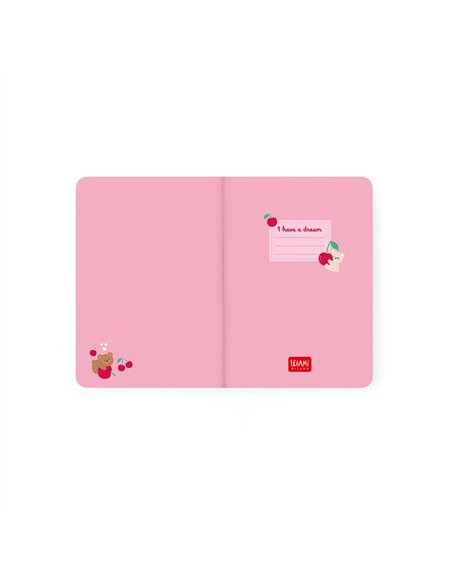 Agenda 2026/2027 Semainier Photographique 16 Mois - Teddy Bear Pink - Small Avec Section pour Notes - legami