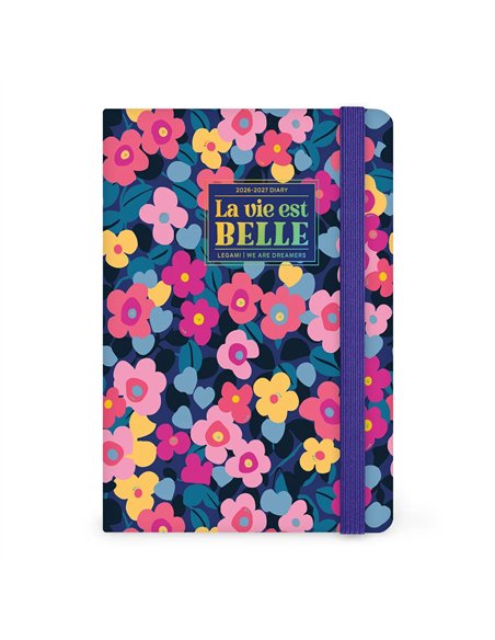 Agenda 2026/2027 Semainier Photographique 16 Mois - Flowers - Medium - legami
