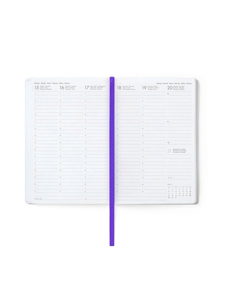 Agenda 2026/2027 Semainier Photographique 16 Mois - Flowers - Medium - legami
