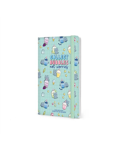 Agenda 2026/2027 Semainier Photographique 16 Mois - Kitty Bubble Tea - Medium - legami