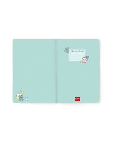 Agenda 2026/2027 Semainier Photographique 16 Mois - Kitty Bubble Tea - Medium - legami