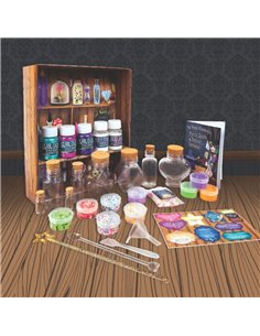 Set pour potions magiques avec livre de recettes  (30 pcs) - great pretenders