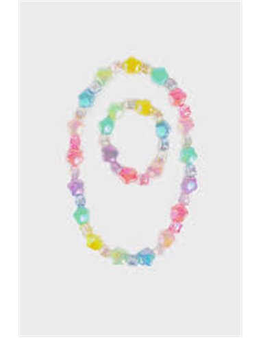 Ensemble collier et bracelet - Wish Upon a Rainbow Star (2 pcs) - great pretenders