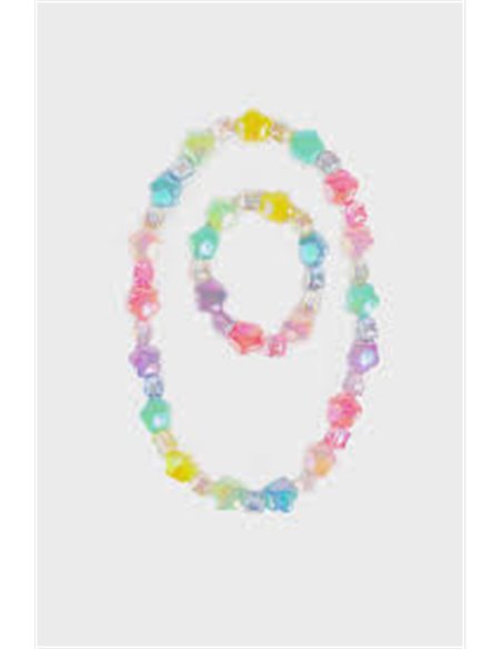 Ensemble collier et bracelet - Wish Upon a Rainbow Star (2 pcs) - great pretenders