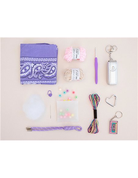 Kit DIY Crochet Bag Charms - Pop Mood - La petite épicerie