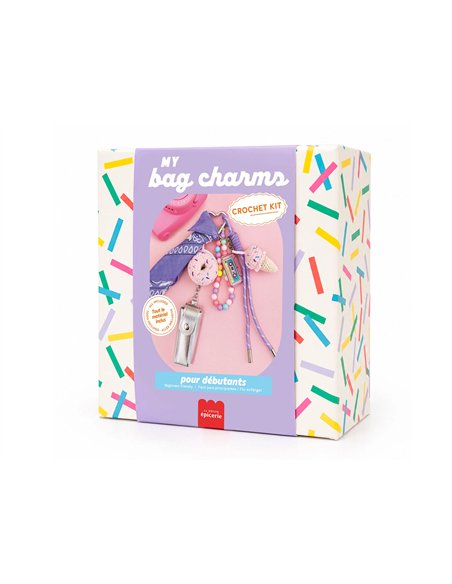 Kit DIY Crochet Bag Charms - Pop Mood - La petite épicerie