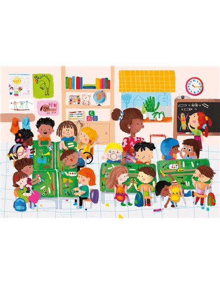 Livre puzzle/encastrement les activitées Sophia Touliatou - Vilac