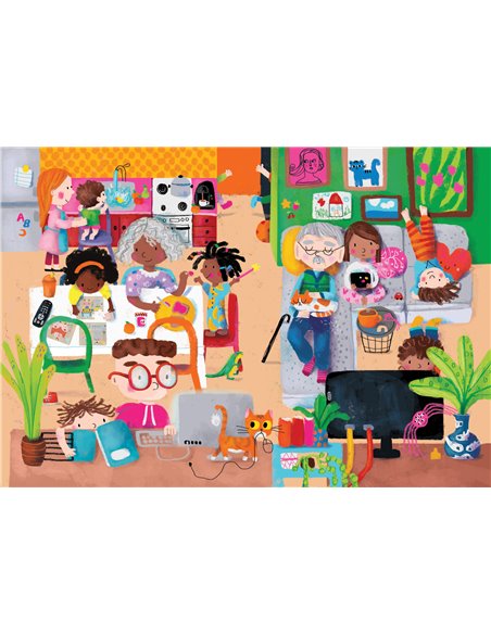 Livre puzzle/encastrement les activitées Sophia Touliatou - Vilac