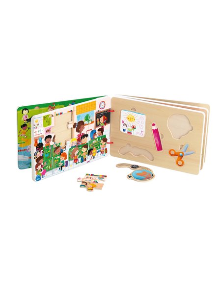 Livre puzzle/encastrement les activitées Sophia Touliatou - Vilac
