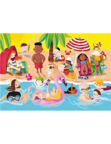 Livre puzzle/encastrement 4 saisons Sophia Touliatou - Vilac