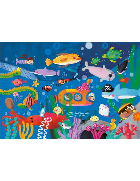 Livre puzzle/encastrement voyage-aventure Sophia Touliatou - Vilac