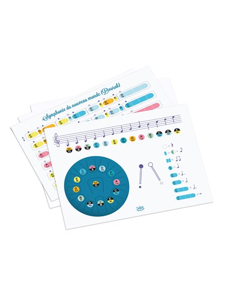 Tongue drum 13 notes (25cm)  - Tambour à langues xylophone - Vilac