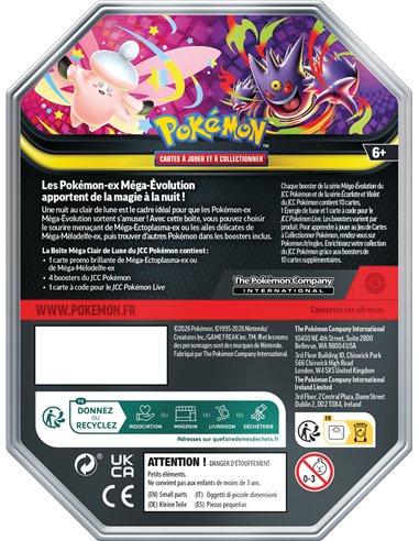 Pokémon - Pokébox méga-évolution : ectoplasma ou mélodelfe