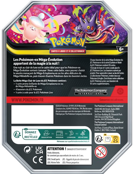 Pokémon - Pokébox méga-évolution : ectoplasma ou mélodelfe