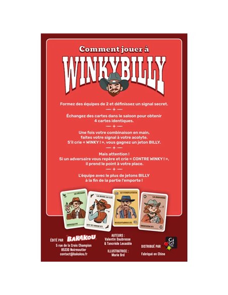 WINKY BILLY - Gigamic