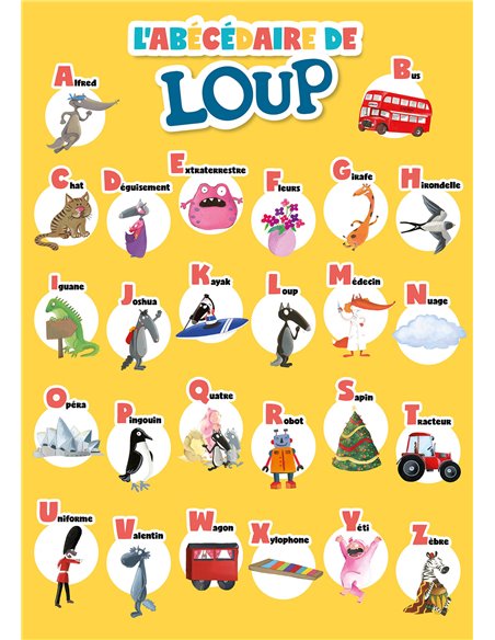 MES LETTRES MAGNÉTIQUES EN BOIS LOUP - Auzou