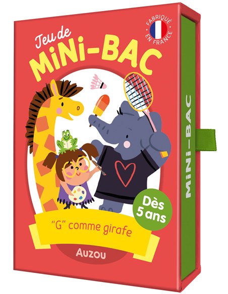 JEU DE CARTES - JEU DU MINI-BAC - Auzou