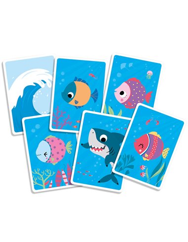 JEU DE CARTES - MON PREMIER JEU DE GARE AU REQUIN ! - Auzou