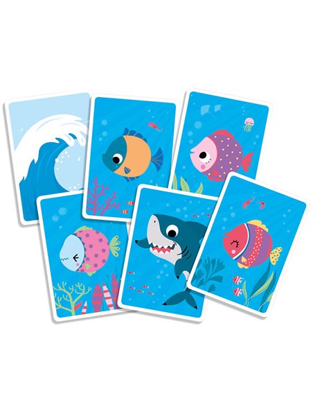 JEU DE CARTES - MON PREMIER JEU DE GARE AU REQUIN ! - Auzou