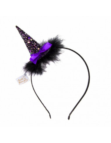 Serre tete halloween witch hat