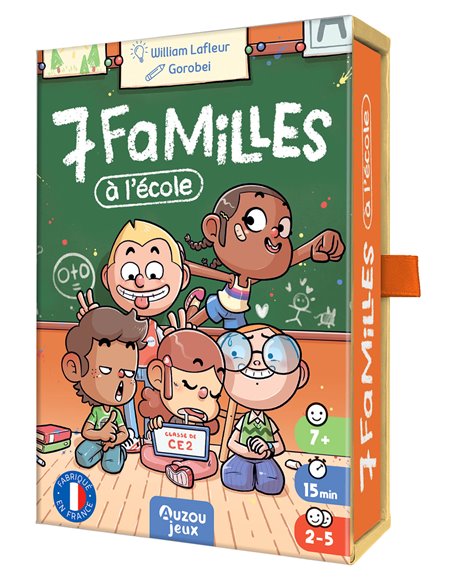 JEU DE CARTES - JEU DE 7 FAMILLES - À L'ÉCOLE - Auzou