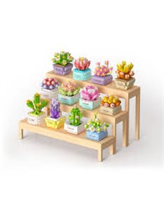KOCO Mini set de construction pot de fleurs succulente