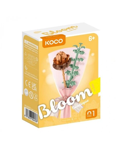 KOCO Mini set de construction bouquet de fleurs