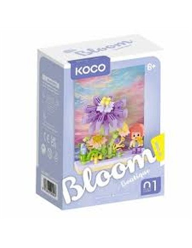 KOCO mini set de construction scène fleurs n°1