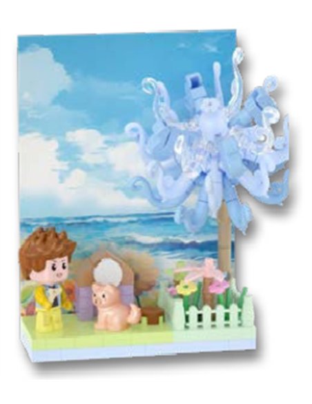 KOCO mini set de construction scène fleurs n°5