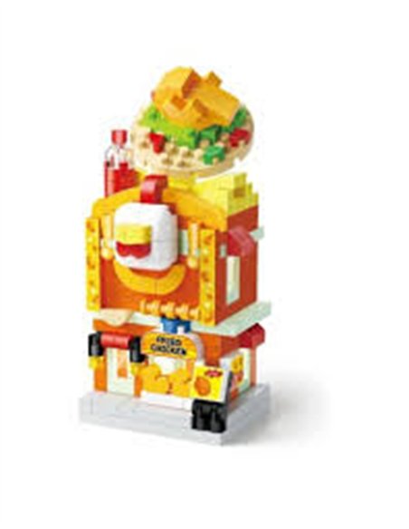 KOCO set de construction Fried-chicken restaurant - 283pcs