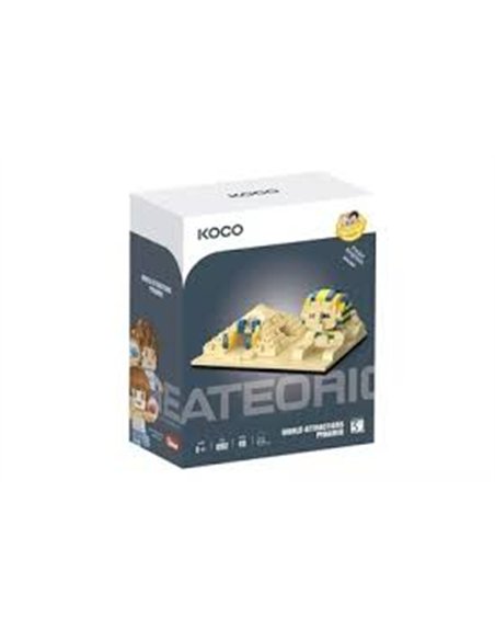 KOCO set de construction pyramid - 410pcs
