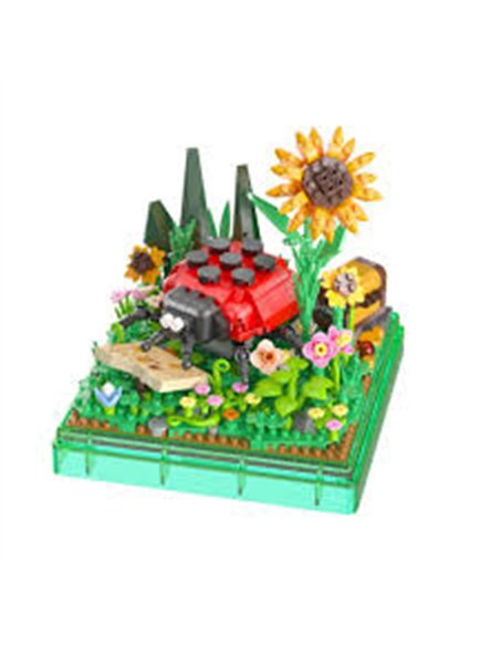 KOCO set de construction Insect & plant - Ladybird 659pcs