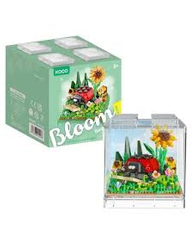 KOCO set de construction Insect & plant - Ladybird 659pcs