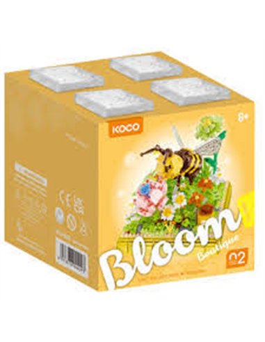 KOCO set de construction Insect & plant - Bee 668pcs